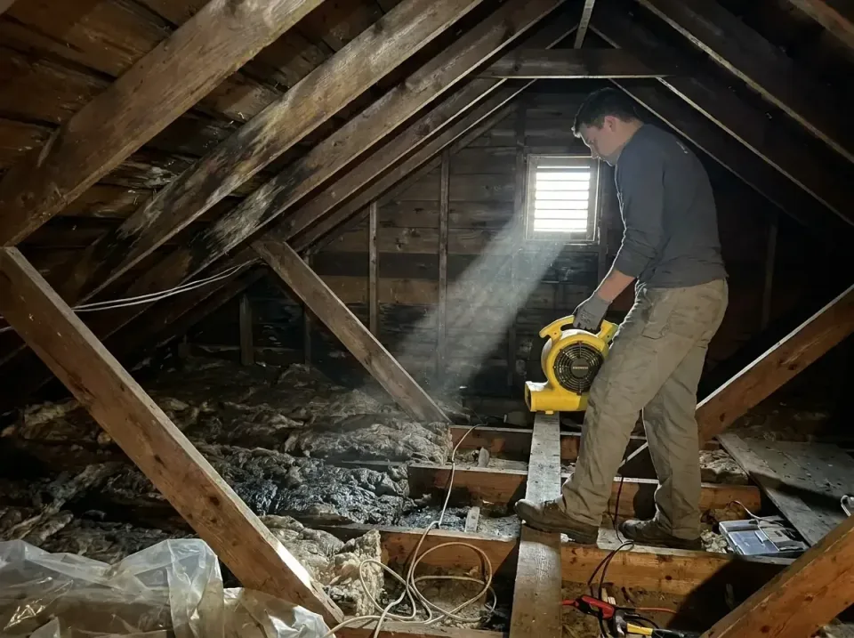 attic-water-damage-drying-proc-007 — frequently asked questions, Emergency Water Extraction & 24/7 Flood Response in La Cros…